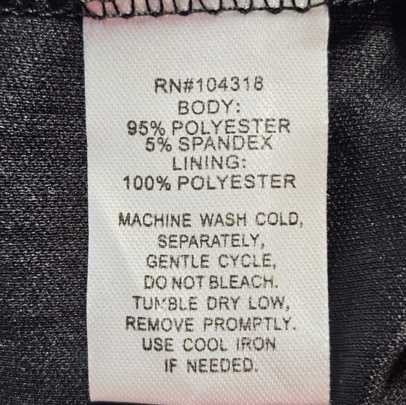 Harlow & Rose Floral Midi Dress Medium Faux Wrap Cottage Overlay Sheer Sleeves - Picture 15 of 16